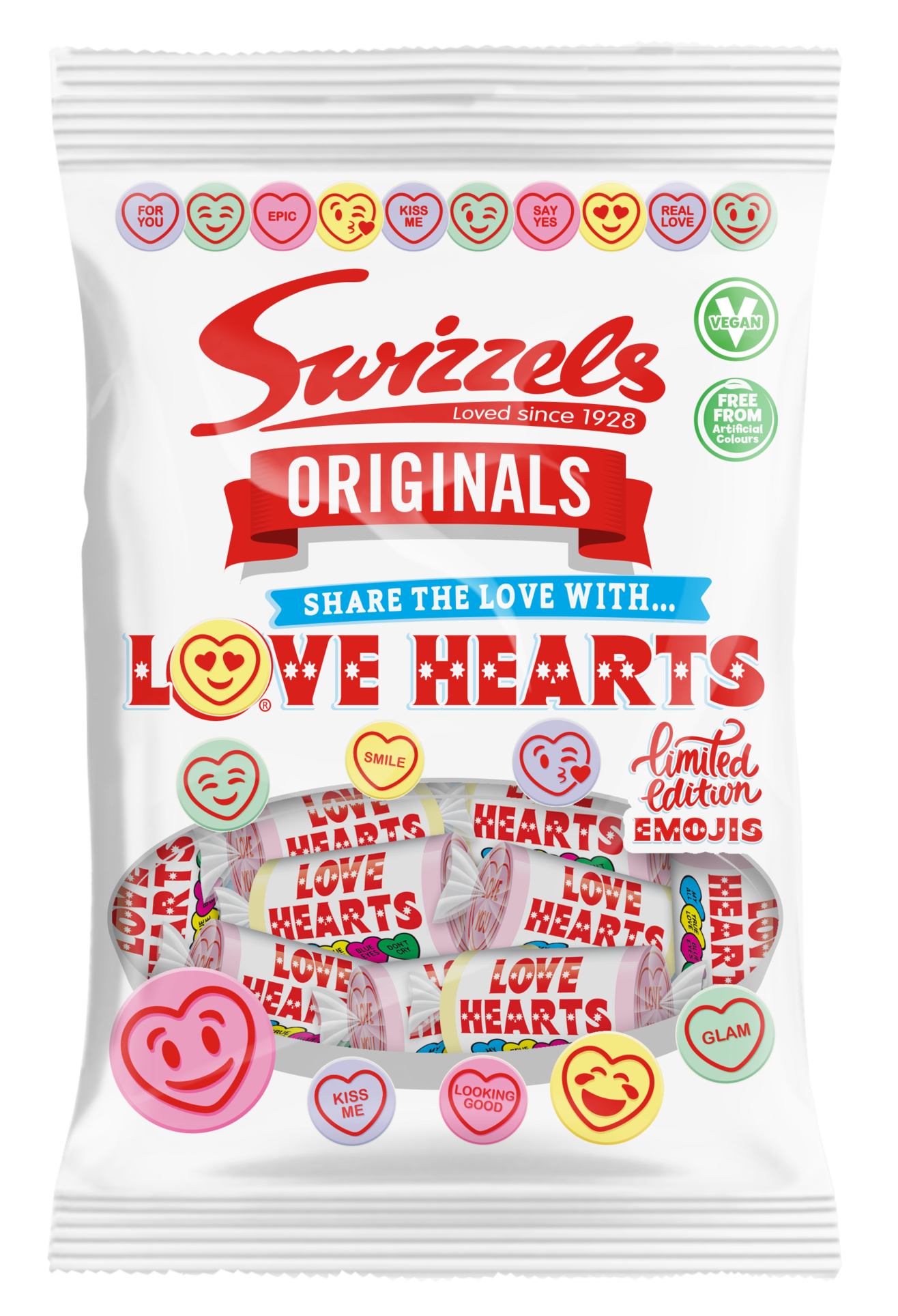 Swizzels Love Hearts Bag 127g Dufland 