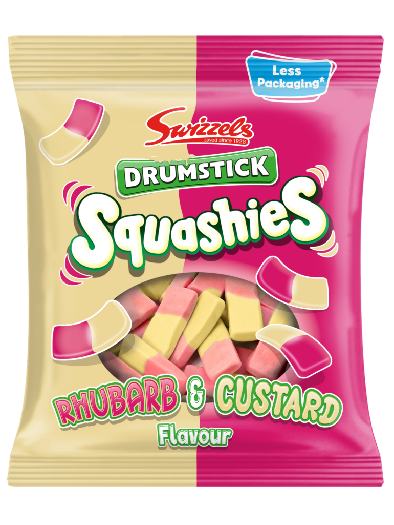 SWIZZELS Squashies Drumstick Rhubarb & Custard - Dufland
